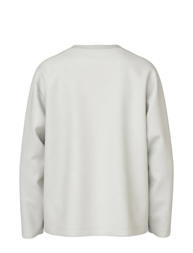 name it - NKMVOSMAS LS NREG TOP - långärmade t-shirts - cloud dancer - 1