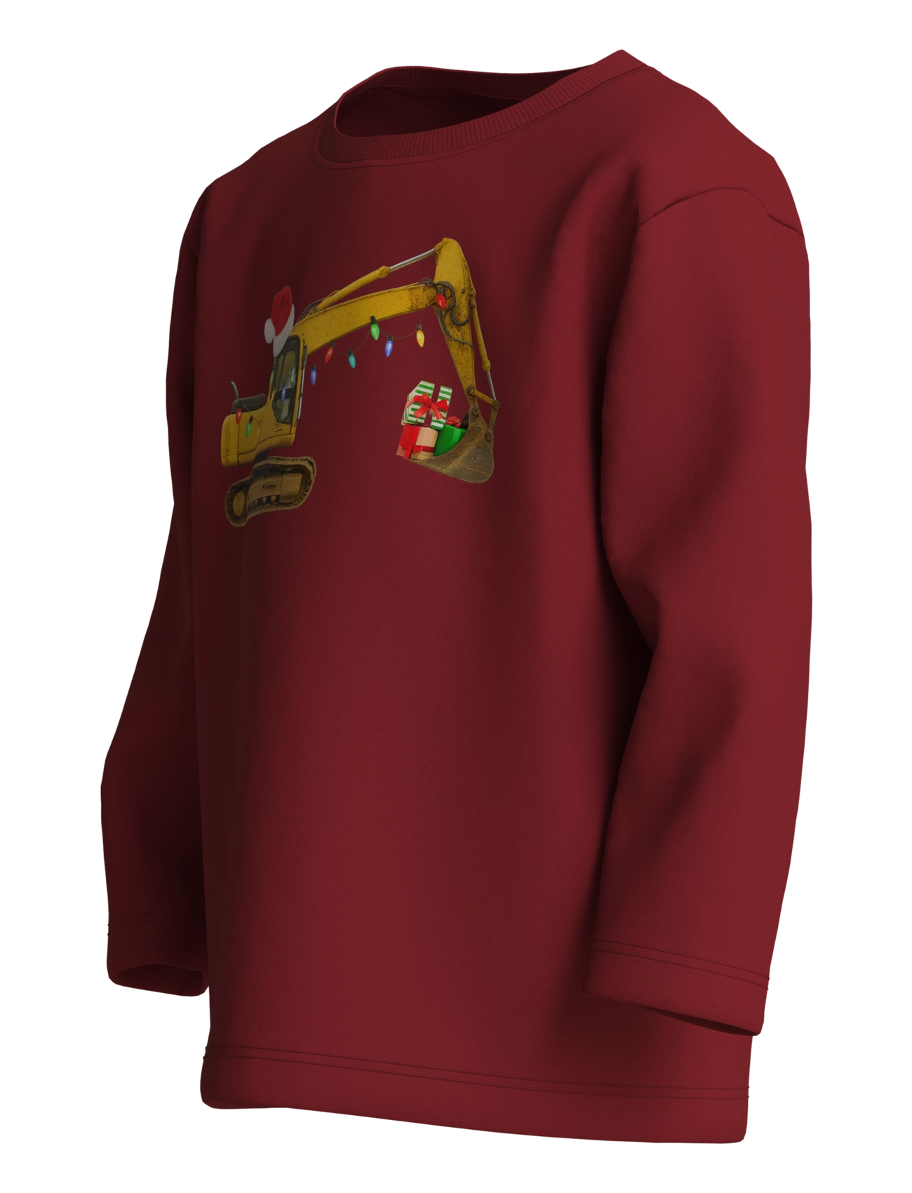 name it - NMMVOSMAS LS NREG TOP - long-sleeved t-shirts - red dahlia - 2