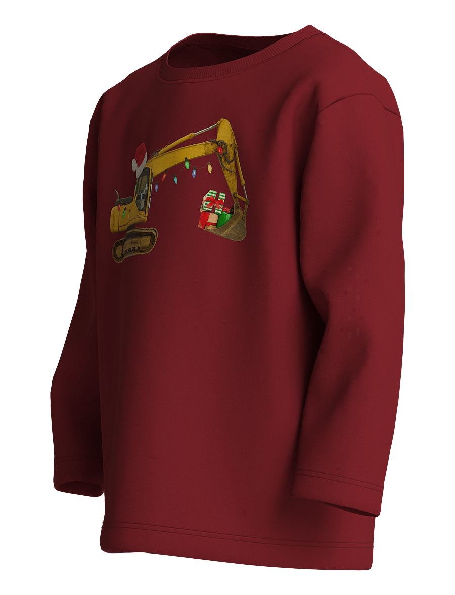 name it - NMMVOSMAS LS NREG TOP - langærmede t-shirts - red dahlia - 2