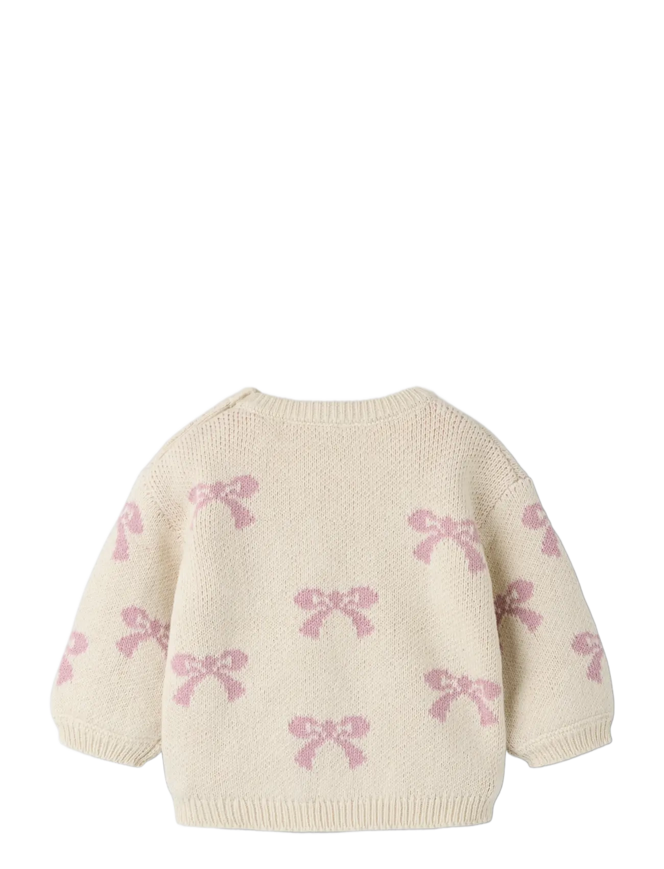 name it - NBFOANA LS KNIT BOX - jumpers - birch - 1