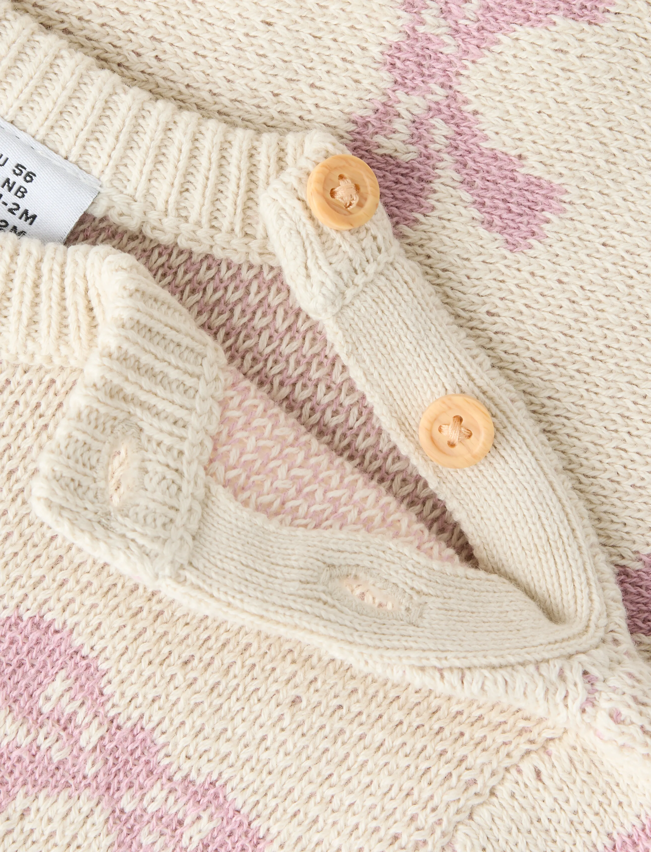 name it - NBFOANA LS KNIT BOX - jumpers - birch - 3
