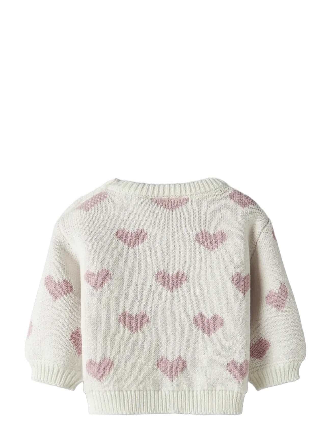 name it - NBFOANA LS KNIT BOX - stickade tröjor - cloud dancer - 2