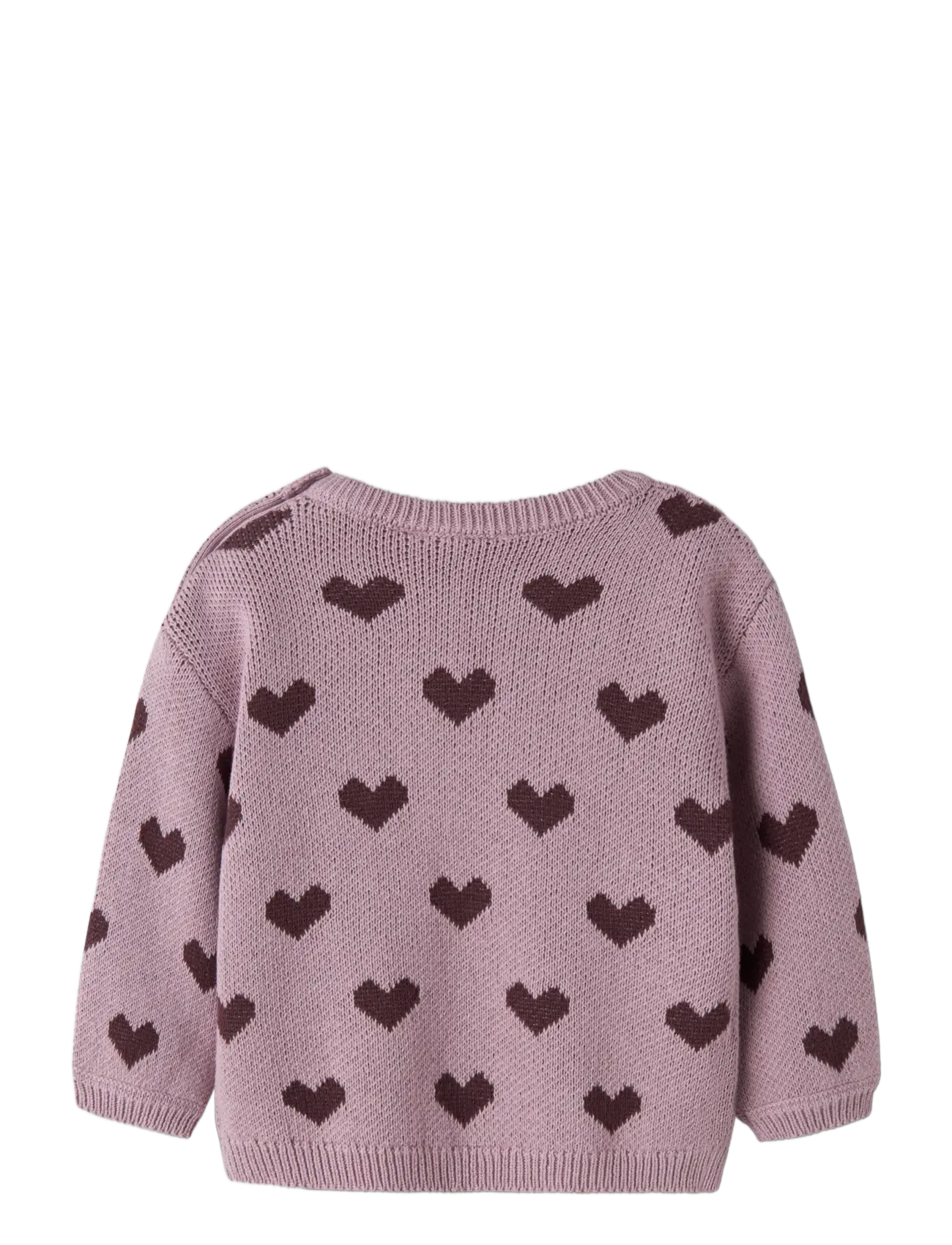 name it - NBFOANA LS KNIT BOX - jumpers - mauve shadows - 1