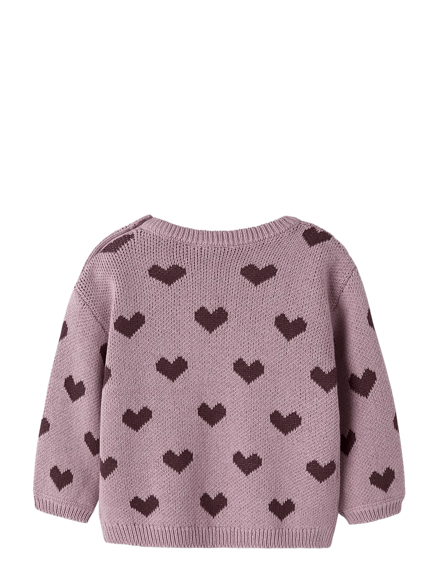 name it - NBFOANA LS KNIT BOX - pullover - mauve shadows - 1