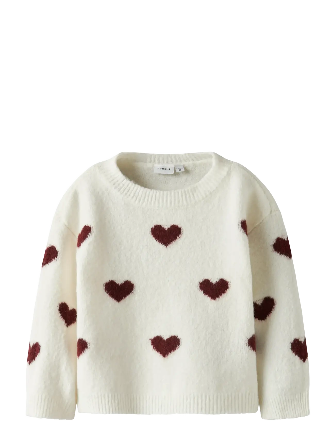 NMFONA LS KNIT - CLOUD DANCER