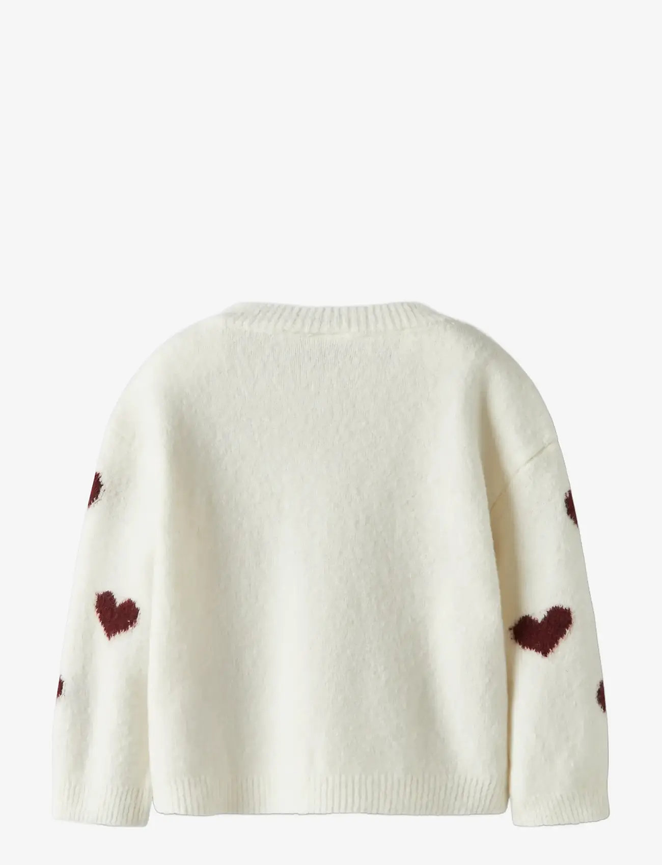 name it - NMFONA LS KNIT - trøjer - cloud dancer - 2