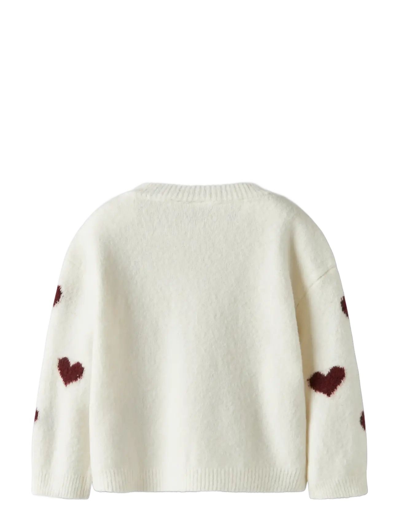 name it - NMFONA LS KNIT - pullover - cloud dancer - 2