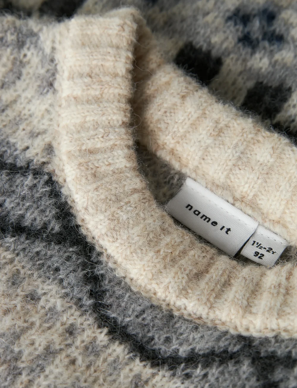 name it - NMMODDUR LS KNIT - trøjer - cloud dancer - 4