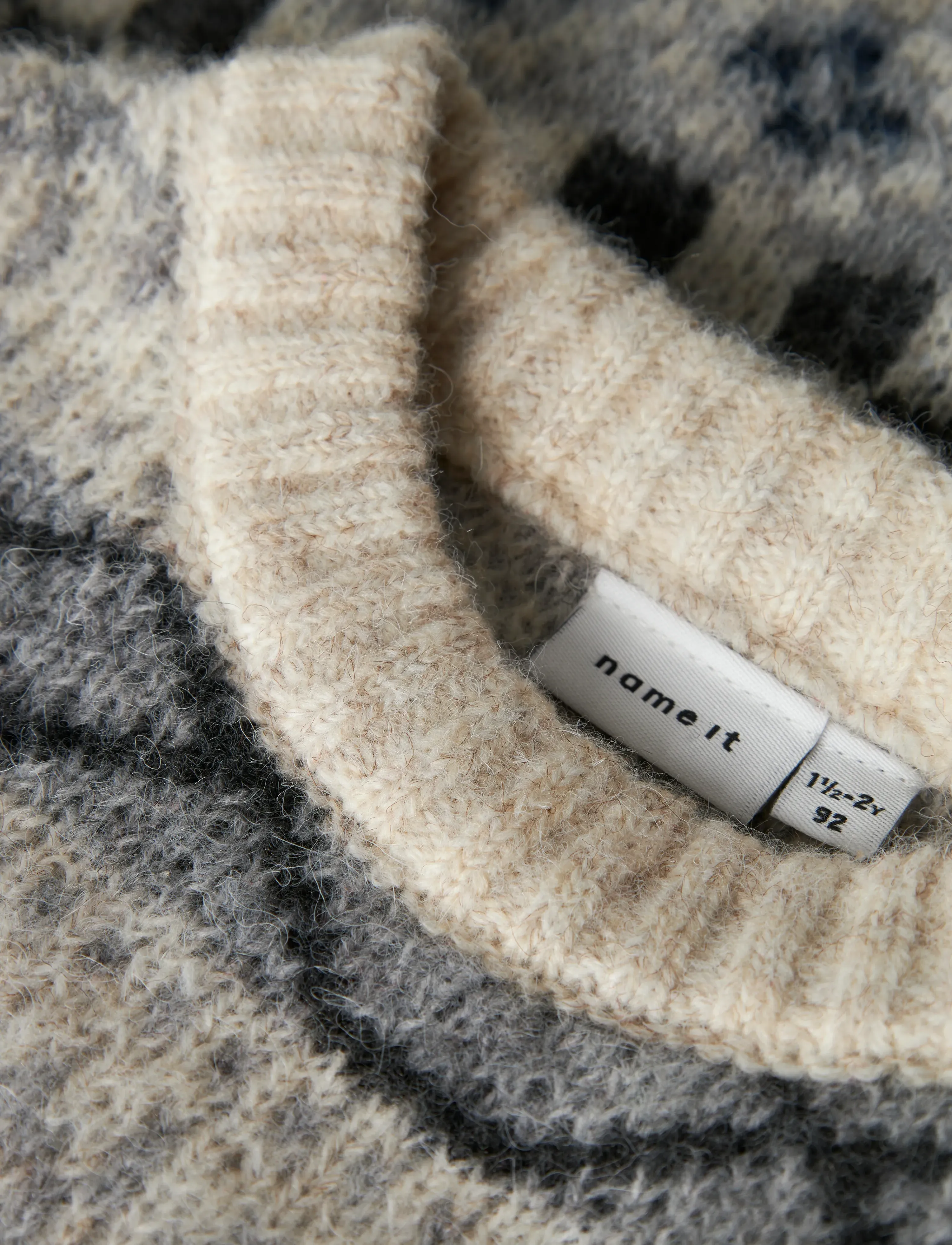 name it - NMMODDUR LS KNIT - jumpers - cloud dancer - 4