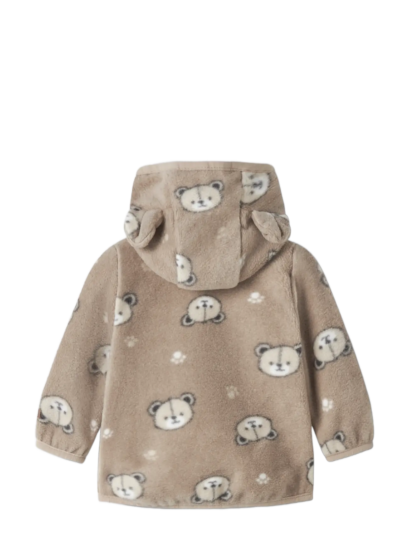 name it - NBNMEEKO FLEECE JACKET AOP - fleecejacken - silver mink - 1