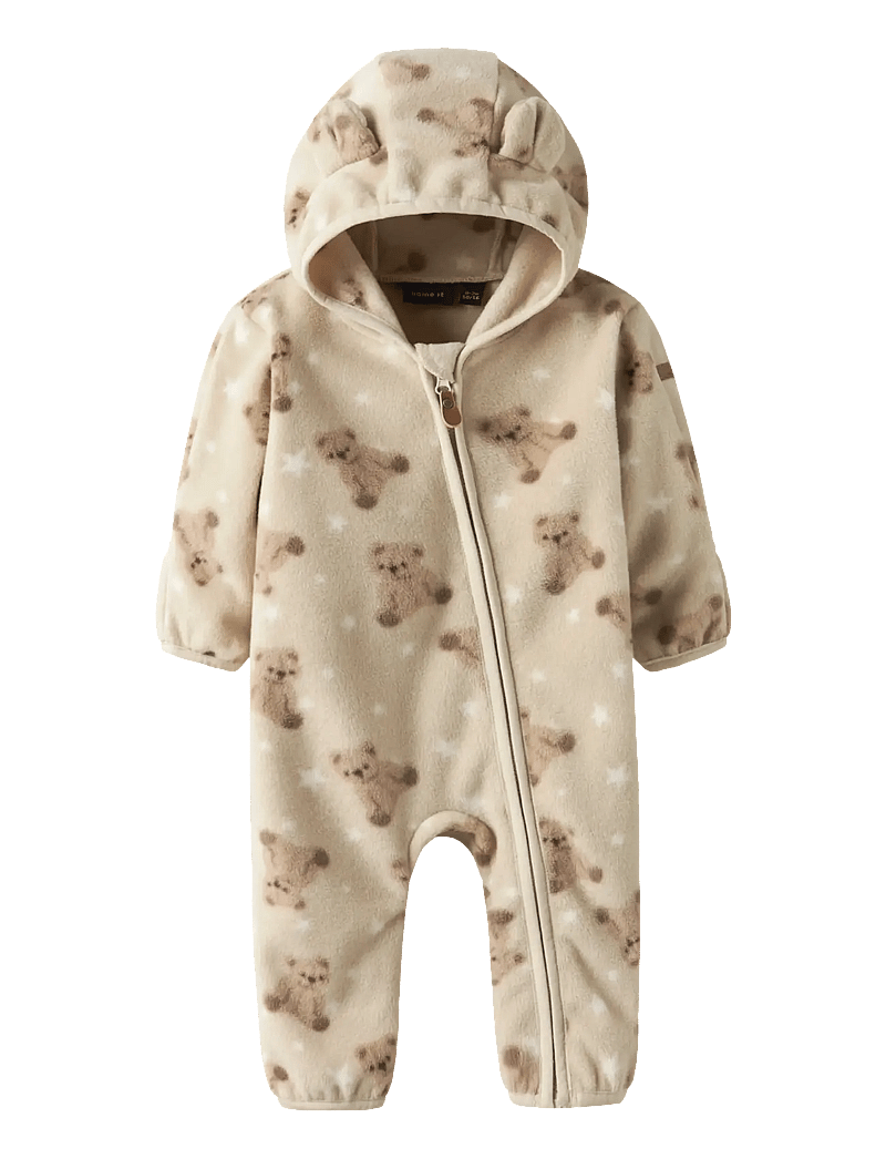 name it - NBNMEEKO FLEECE SUIT AOP - fliisist komplektid - peyote - 1
