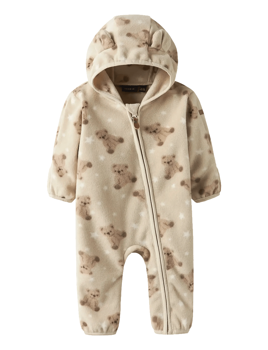 name it - NBNMEEKO FLEECE SUIT AOP - peyote - 1