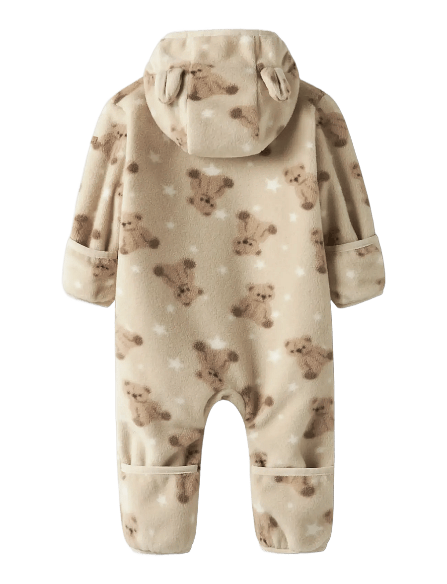 name it - NBNMEEKO FLEECE SUIT AOP - peyote - 2
