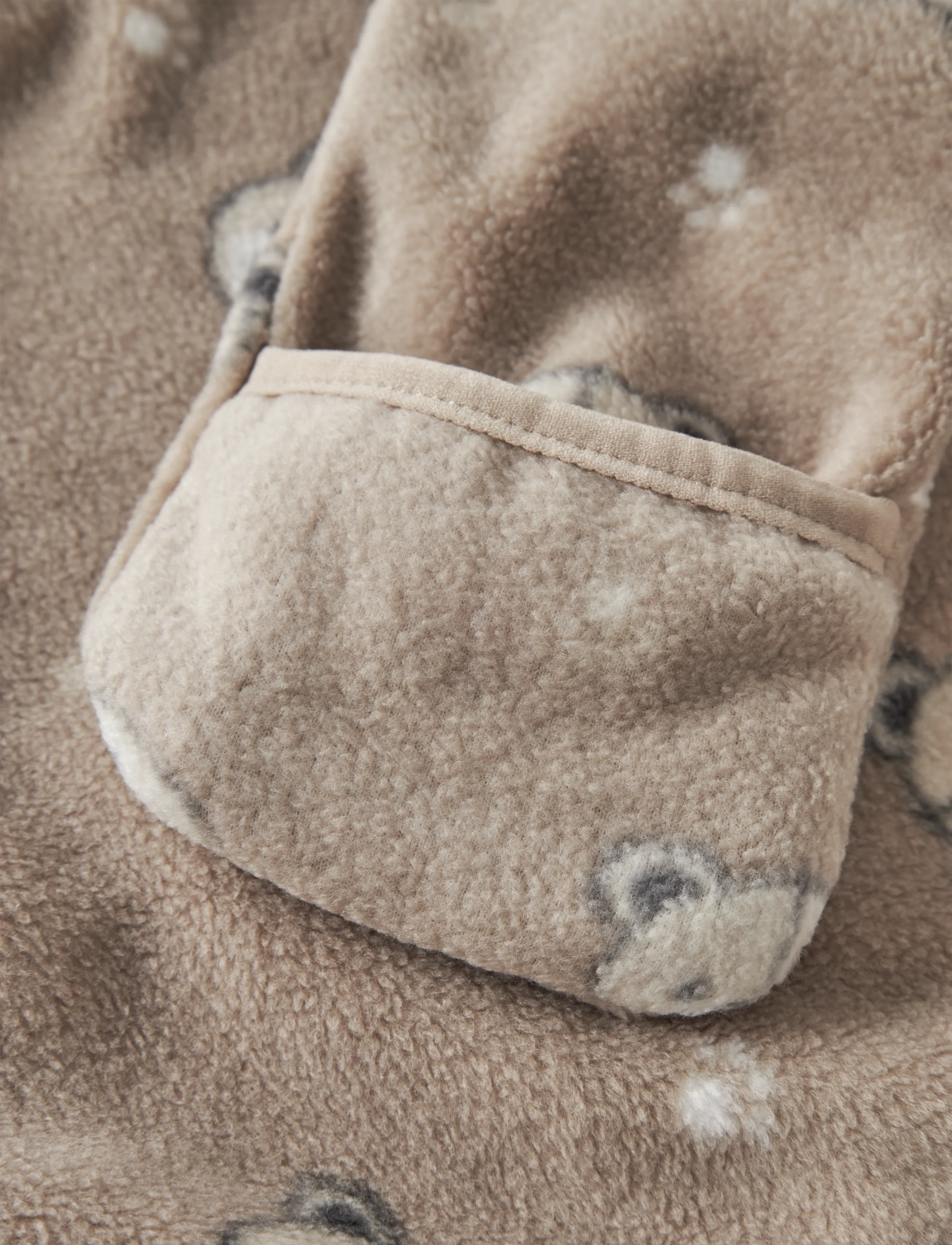 name it - NBNMEEKO FLEECE SUIT AOP - fliiskombinesoonid - silver mink - 4