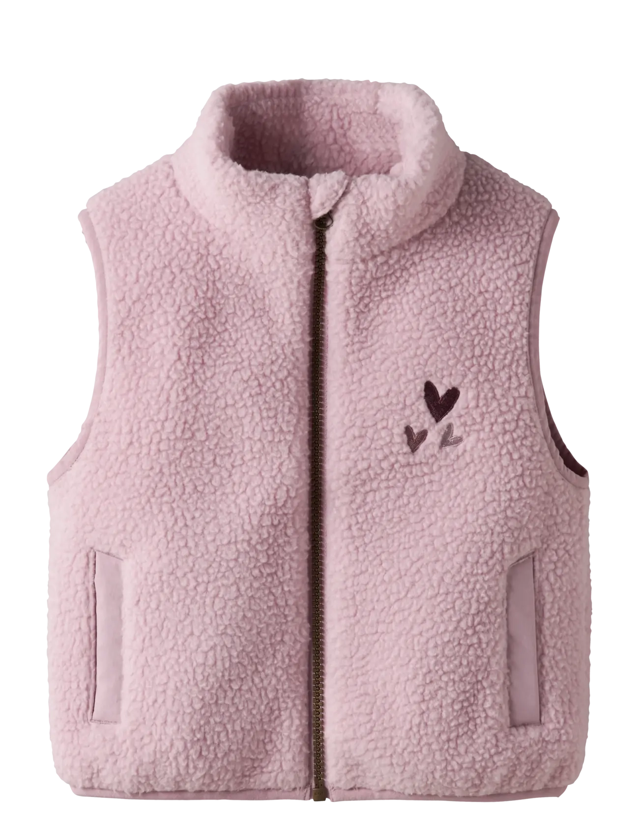 name it NMFMALL SHERPA VEST - Oberbekleidung - KEEPSAKE LILAC / pink/rose