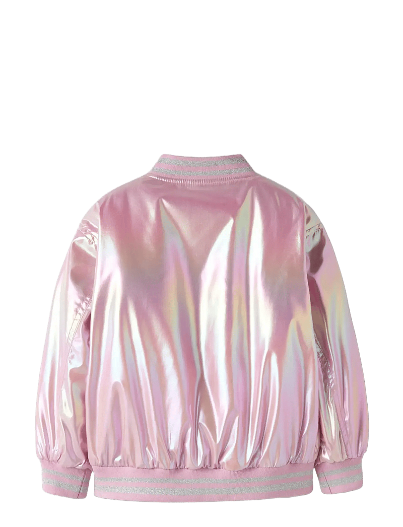 name it - NMFMOLINA BOMBER JACKET SHINY - bomberjackor - moonlite mauve - 2