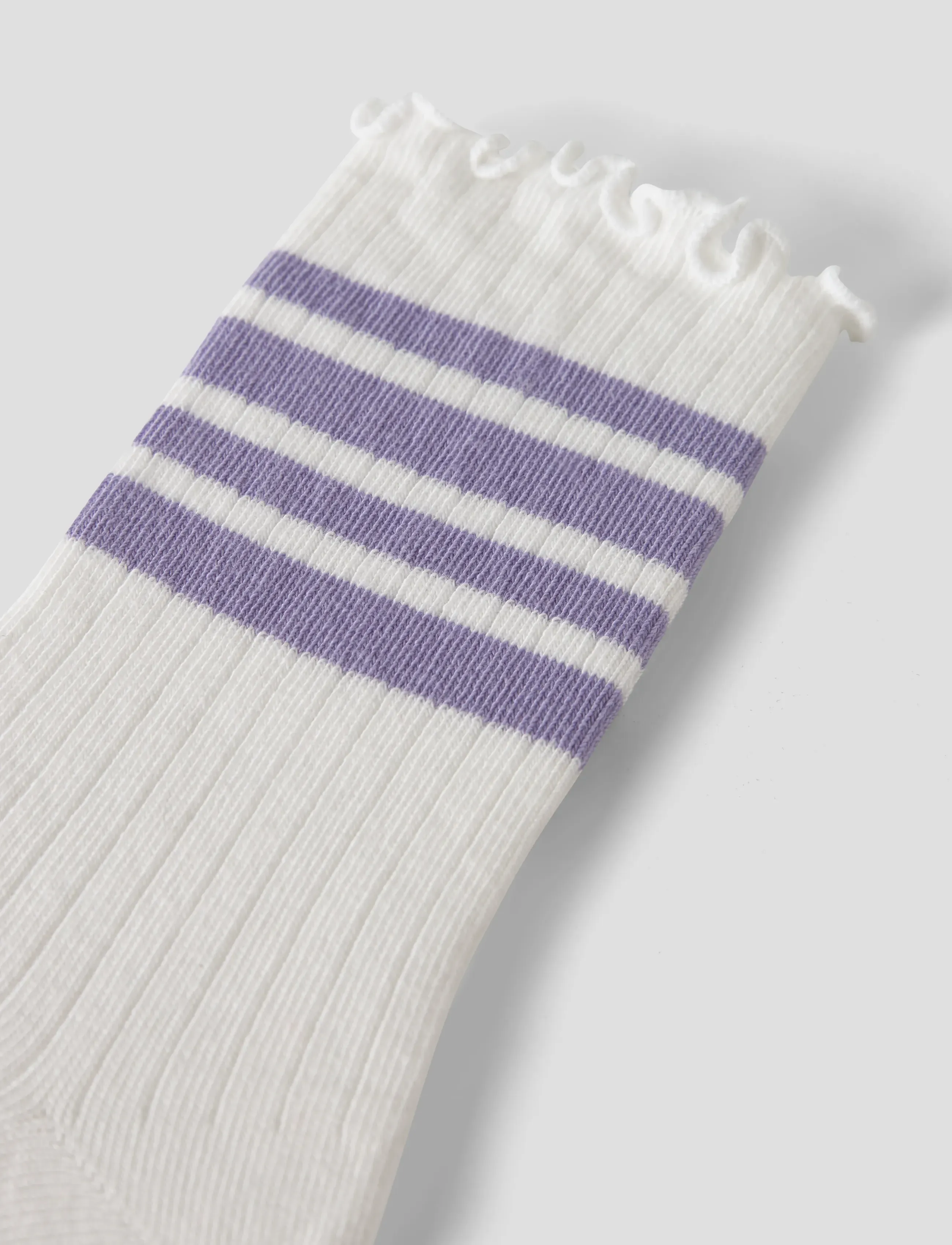 name it - NKFSILLE STRIPE SOCK - cloud dancer - 2