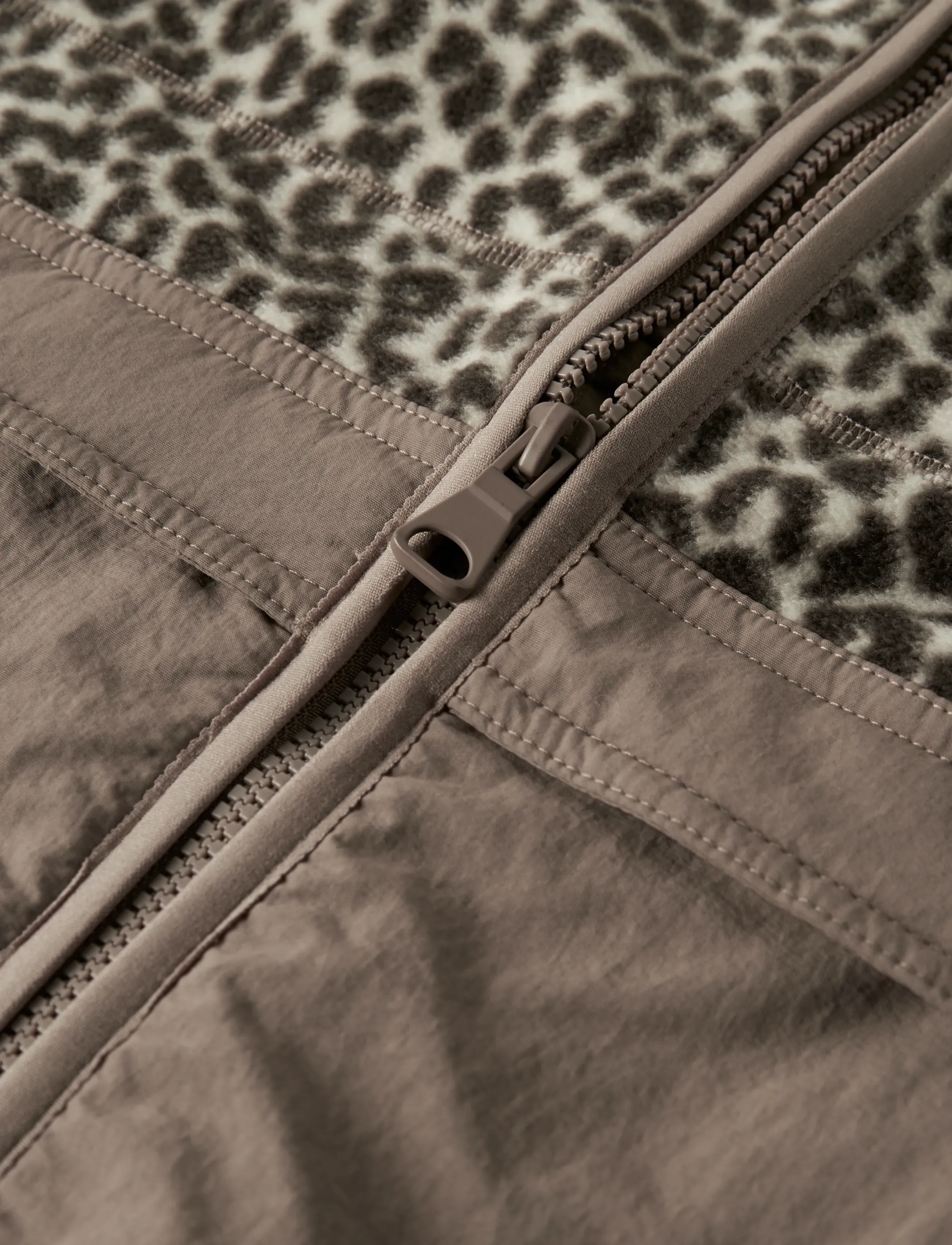 name it - NKFMEEKO FLEECE JACKET AOP - fleecejacken - peyote - 2