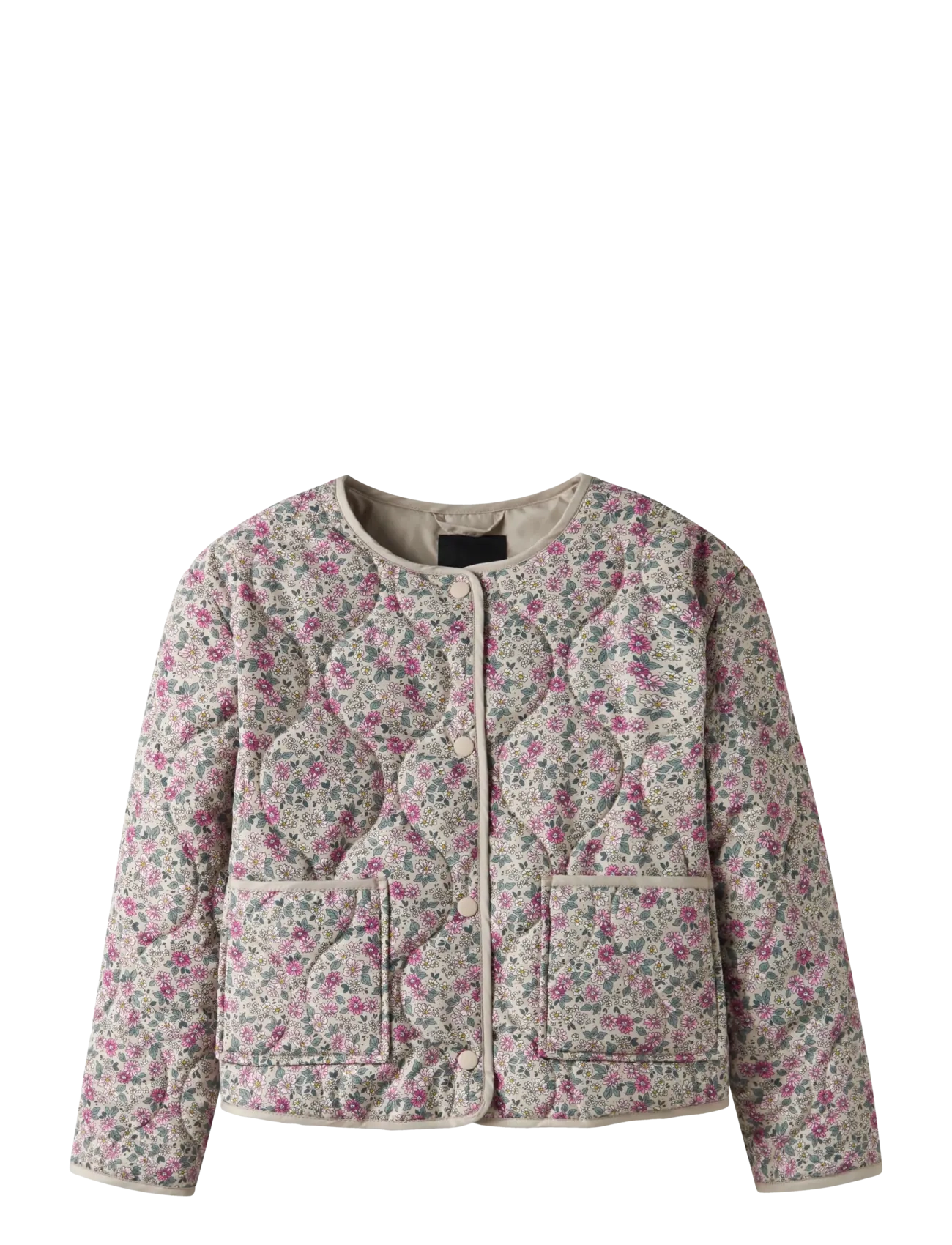 name it NKFMARIE QUILT JACKET - Steppjacken - PEYOTE / multi