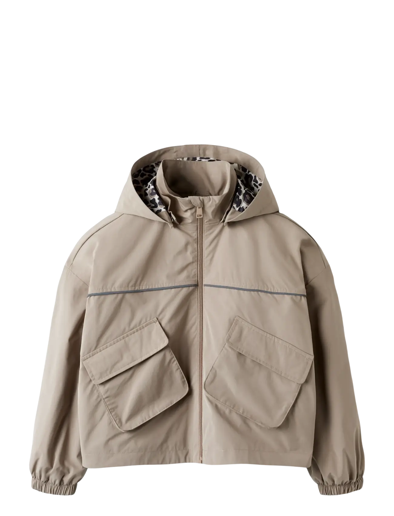 name it NKFMIKA JACKET POCKET - Rain jackets - SILVER MINK / beige