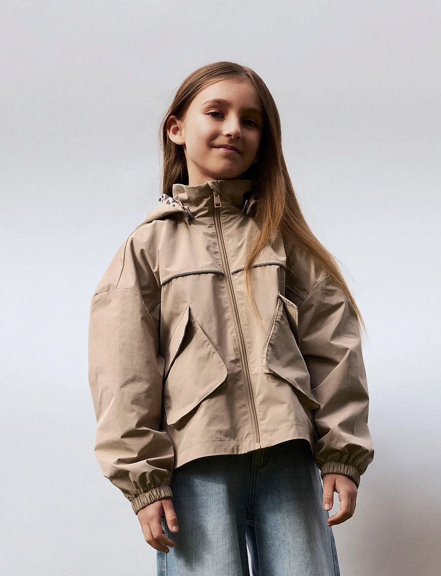 name it - NKFMIKA JACKET POCKET - regenjacken - silver mink - 5