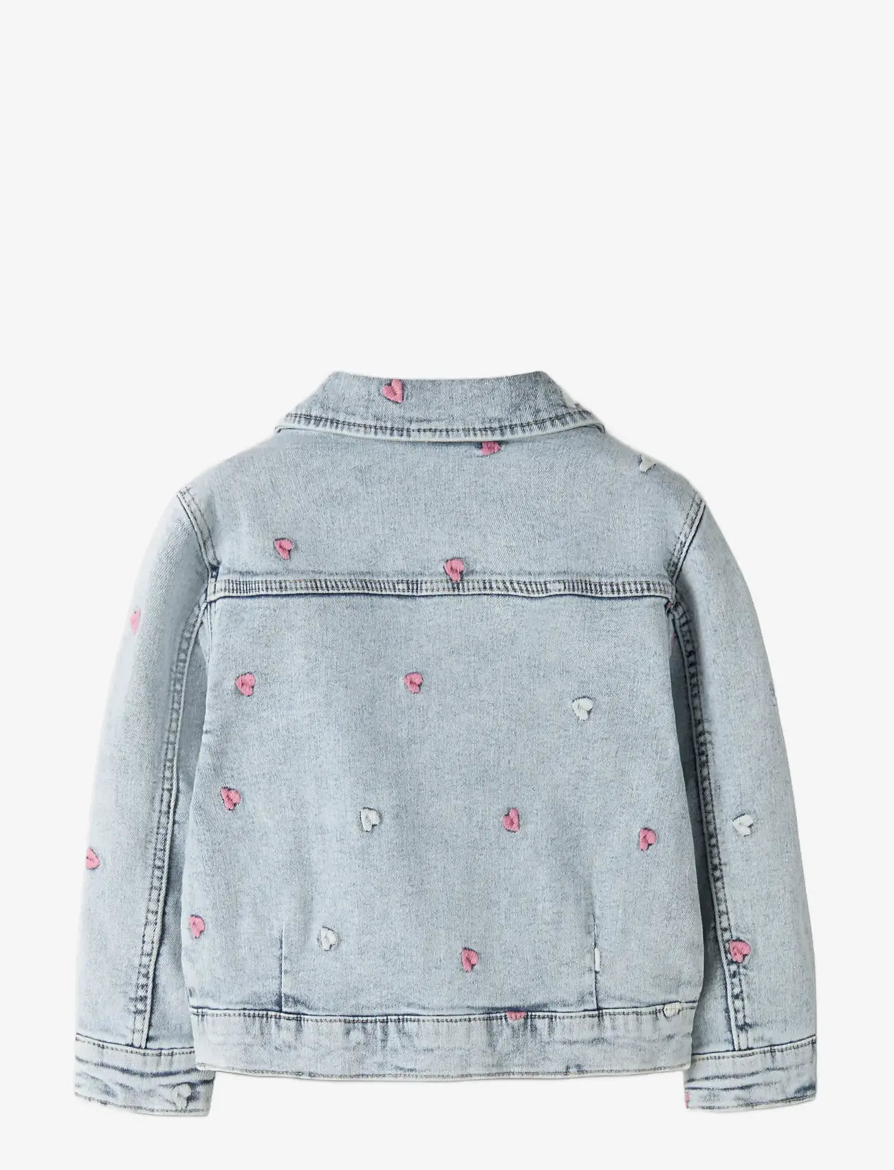 name it - NMFELISA DNM EMB JACKET 2633-FR T - jeansjacken - light blue bleached denim - 2