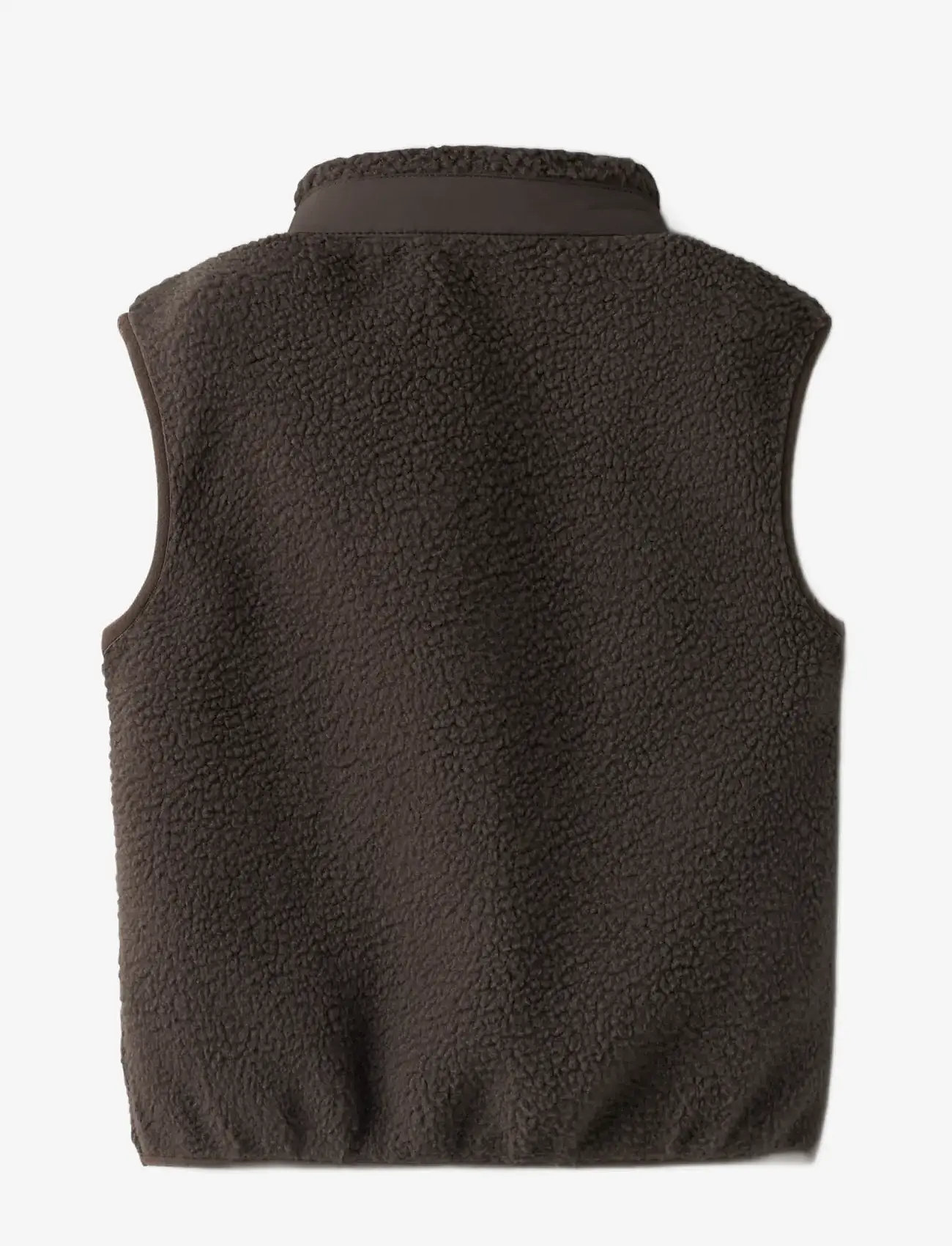 name it - NMMMILLER SHERPA VEST - fleecejakker - chocolate brown - 2
