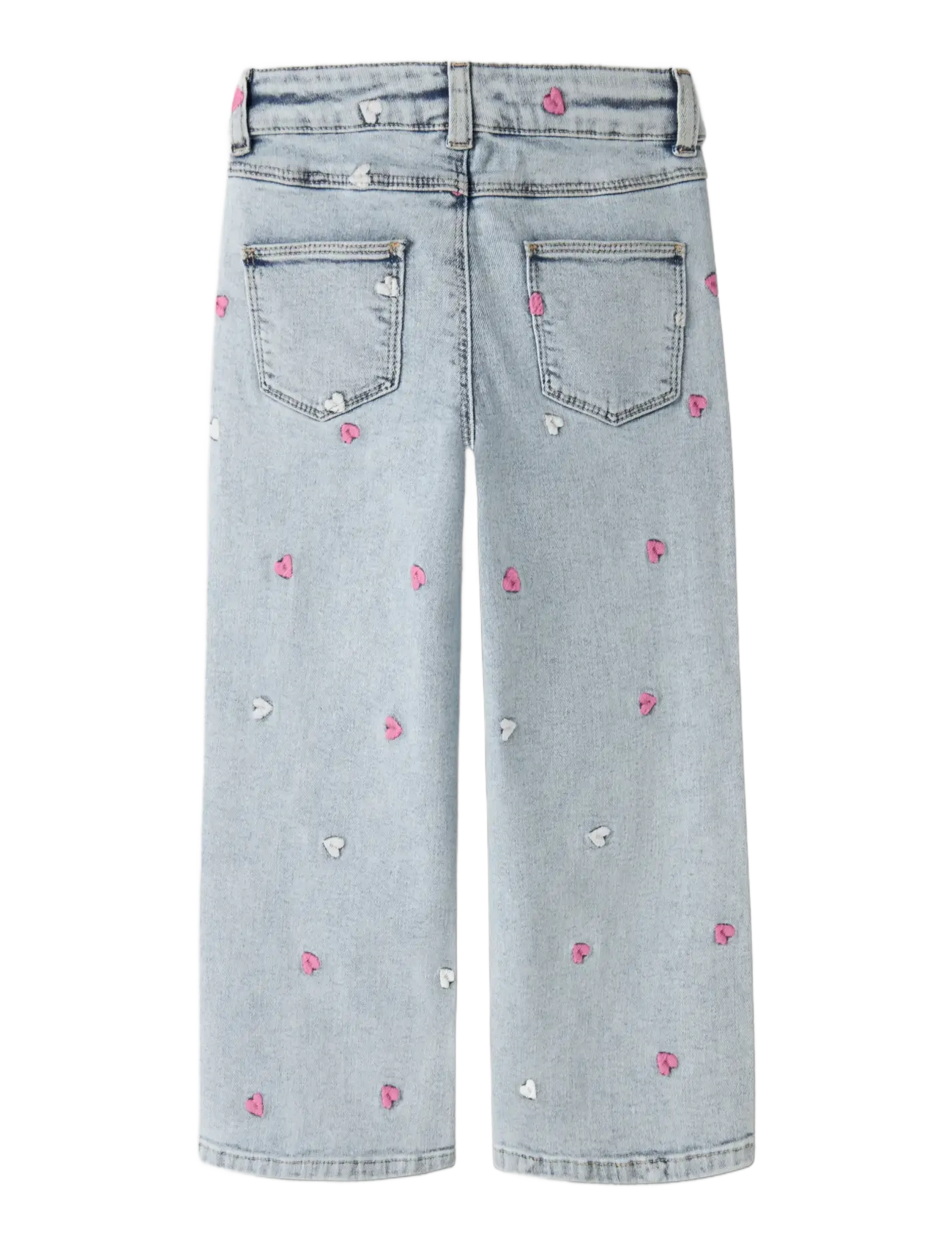 name it - NMFROSE WIDE EMB JEANS 2633-FR NOOS - vida jeans - light blue bleached denim - 2