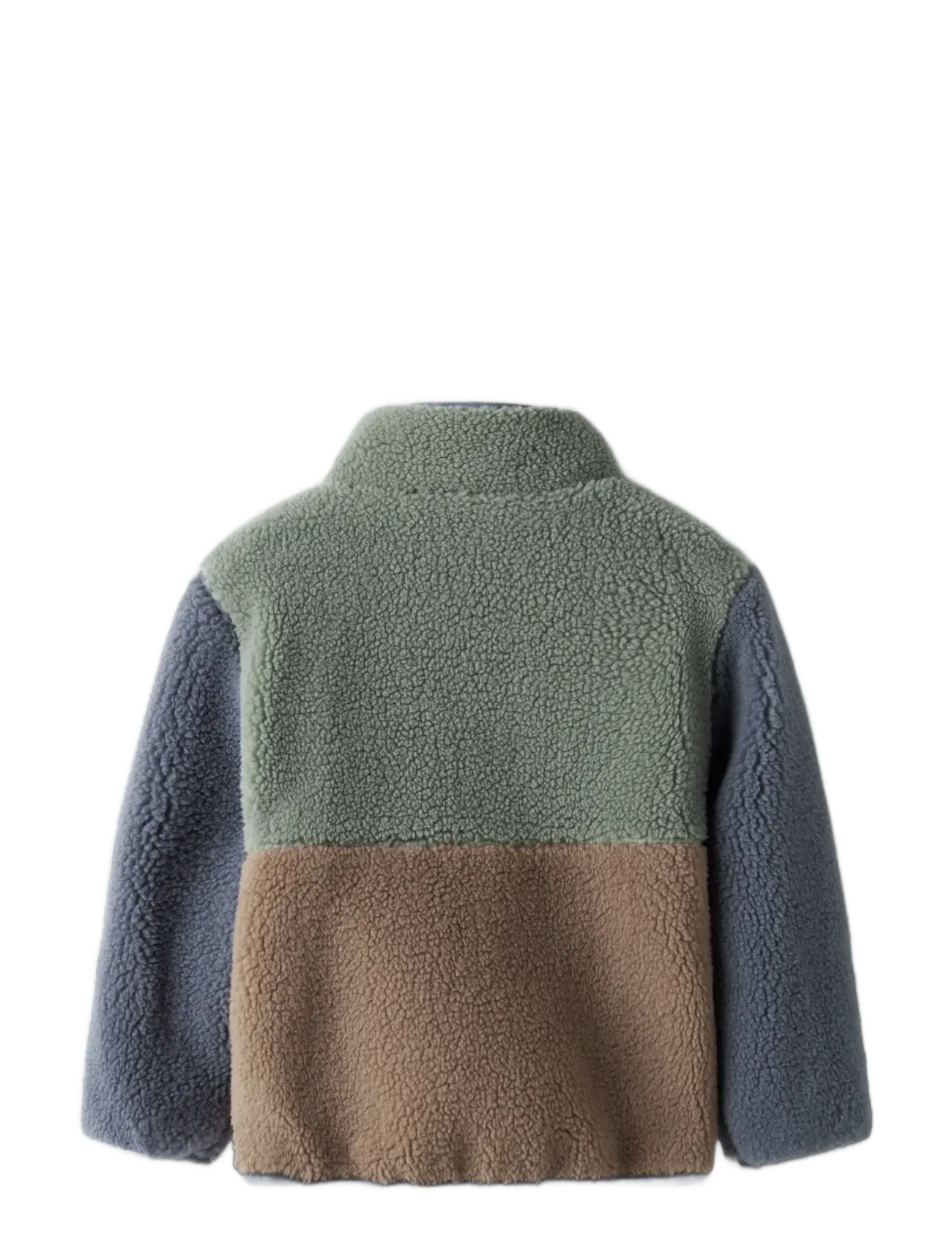 name it - NMMMIMBA SHERPA JACKET - efterårsjakker - chinois green - 2