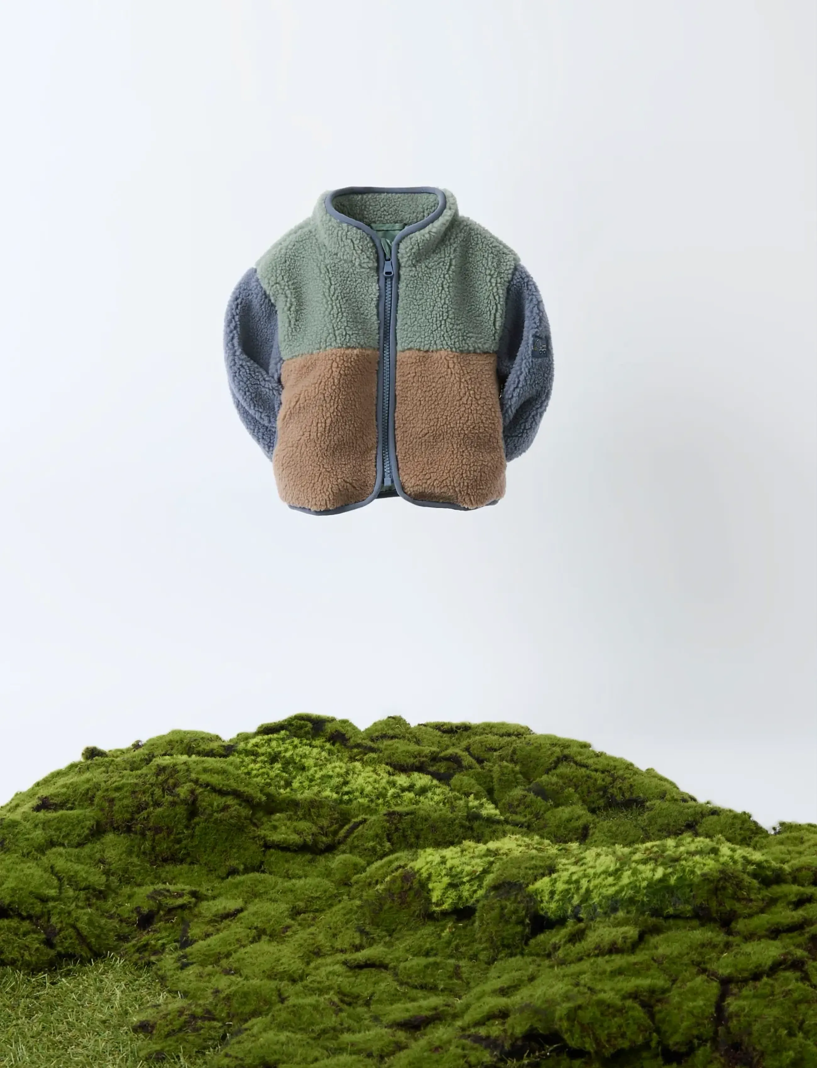 name it - NBMMIMBA SHERPA JACKET - herfstjassen - chinois green - 4