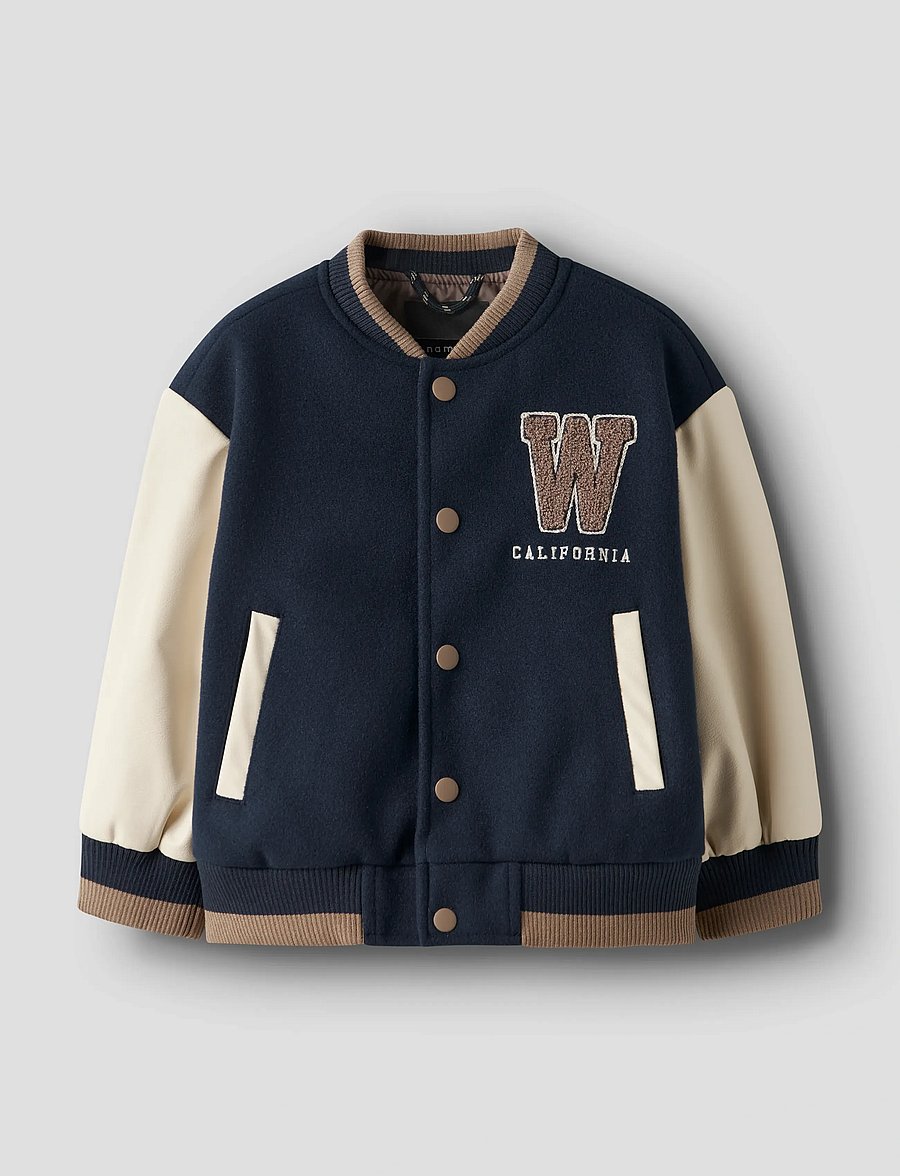 name it - NMMMIKADO VARSITY JACKET - bomberjacken - navy blazer - 0
