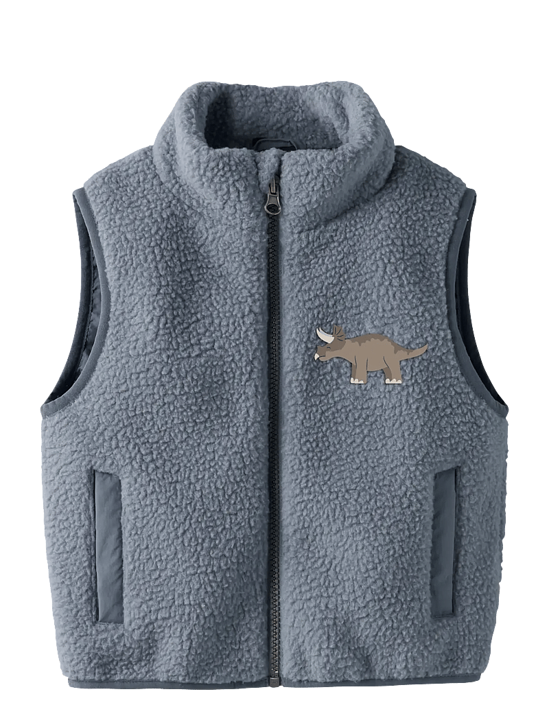 name it - NMMMALL SHERPA VEST - kaufen nach alter - flint stone - 0
