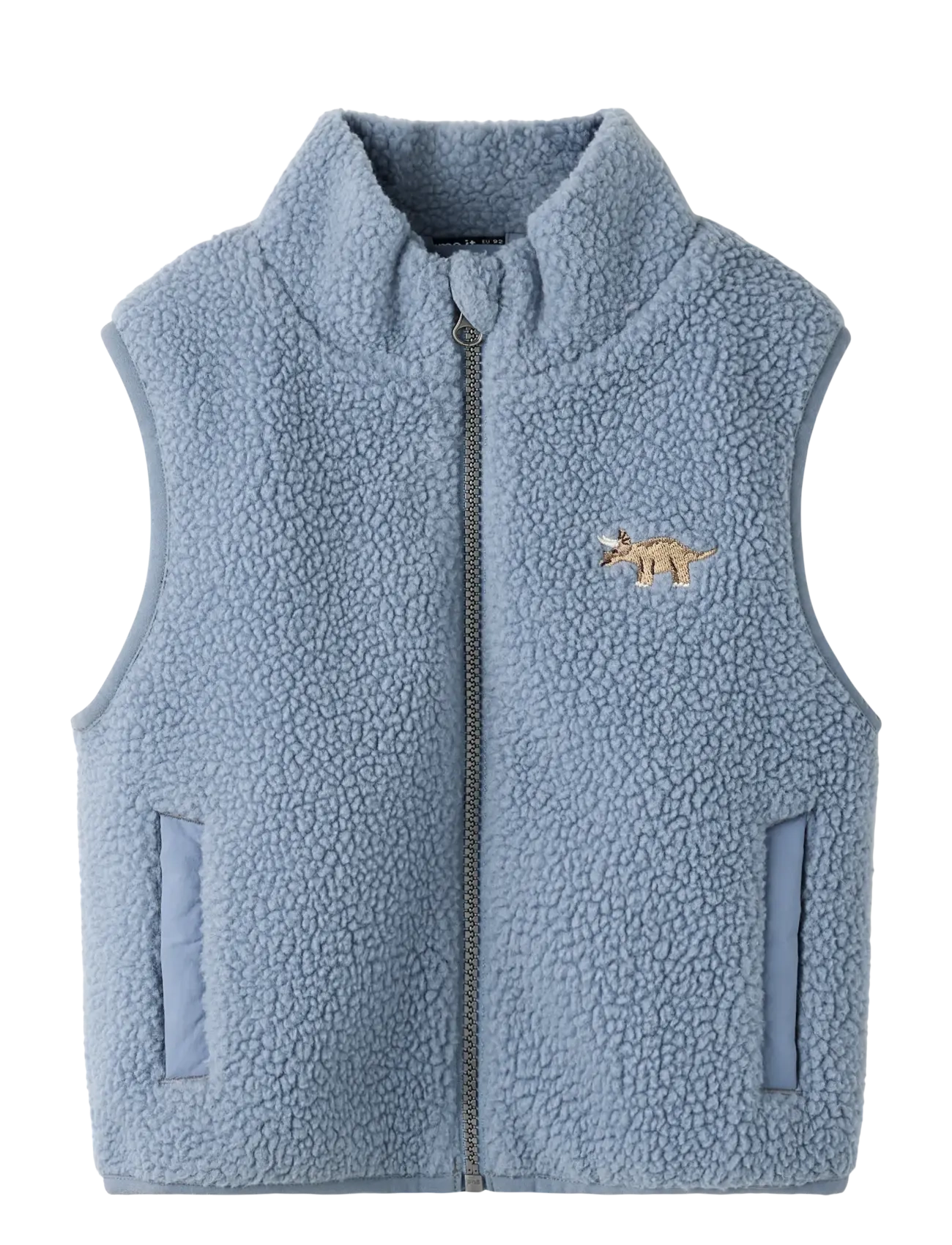 name it NMMMALL SHERPA VEST - Westen - FLINT STONE / blue