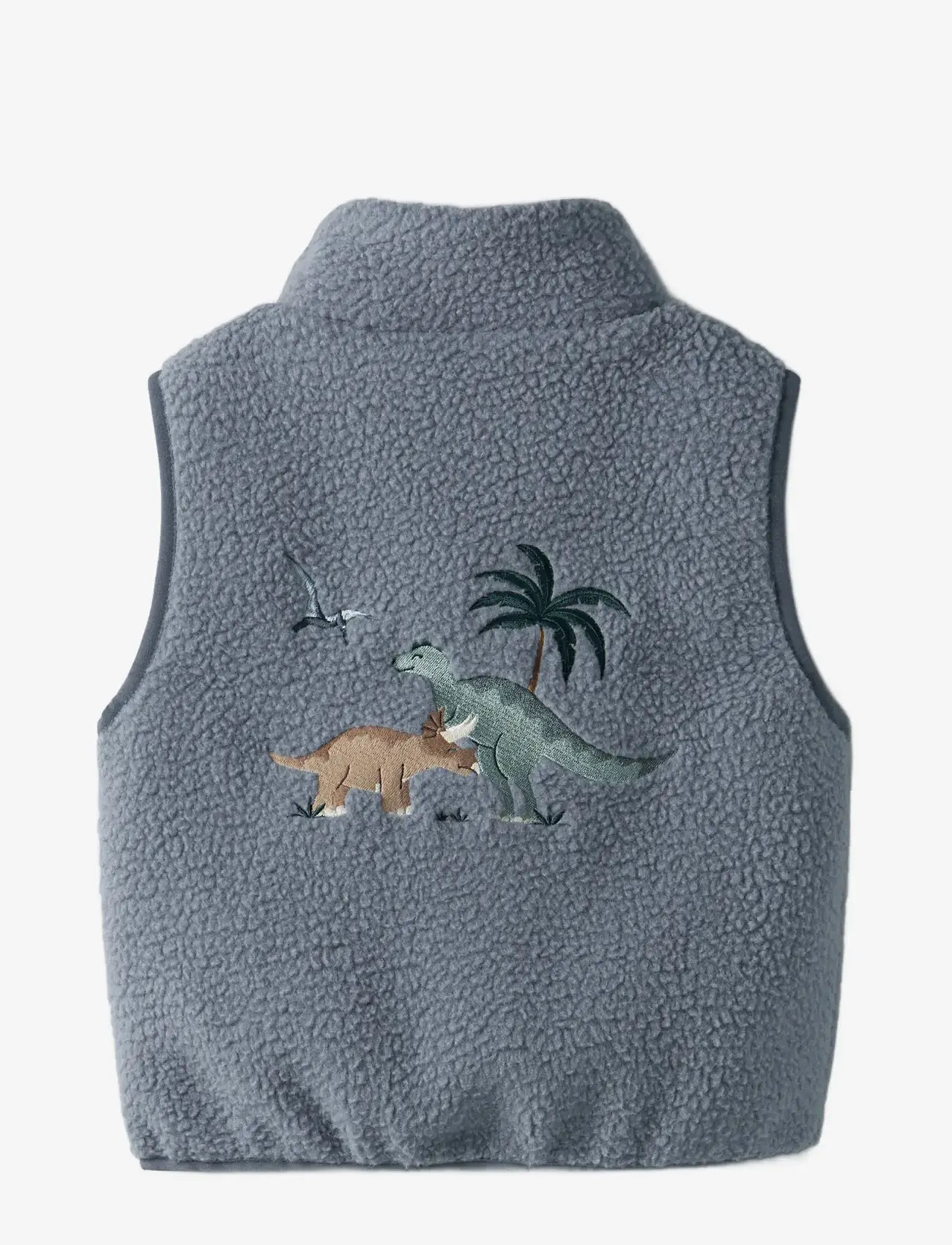 name it - NMMMALL SHERPA VEST - kaufen nach alter - flint stone - 1