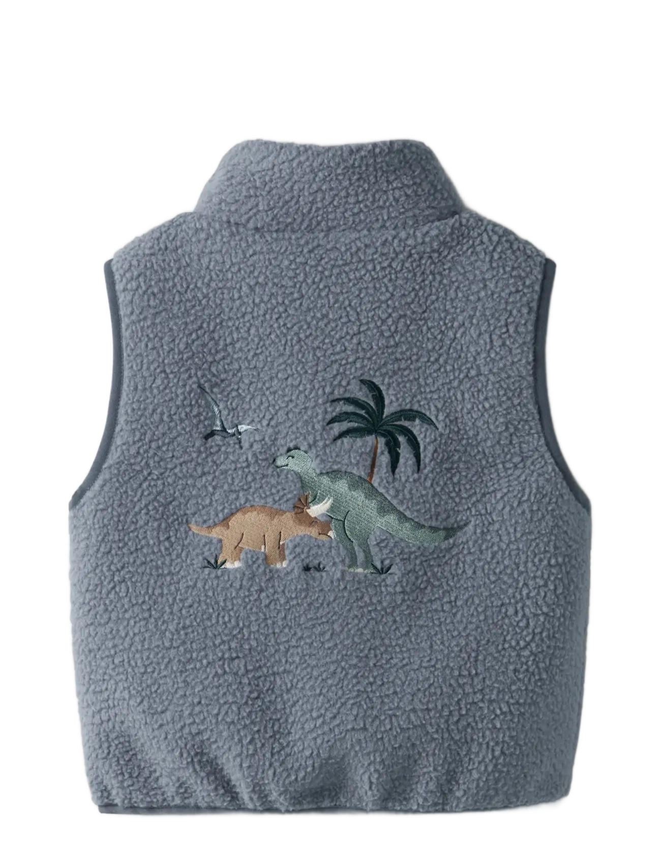name it - NMMMALL SHERPA VEST - flint stone - 1