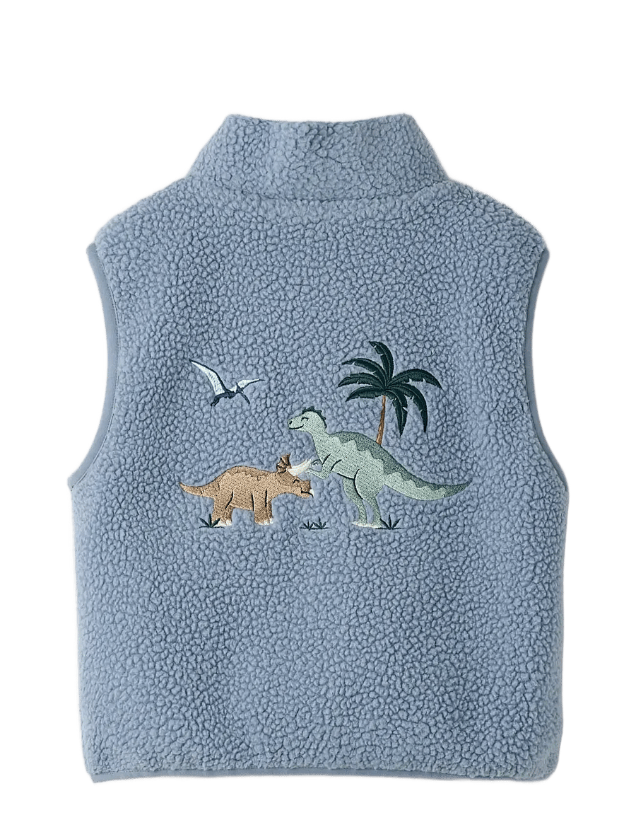 name it - NMMMALL SHERPA VEST - einkaufen nach alter von - flint stone - 1