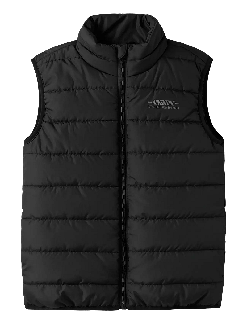 name it - NKMMYLANE VEST BASIC NOOS - einkaufen nach alter von - black - 0