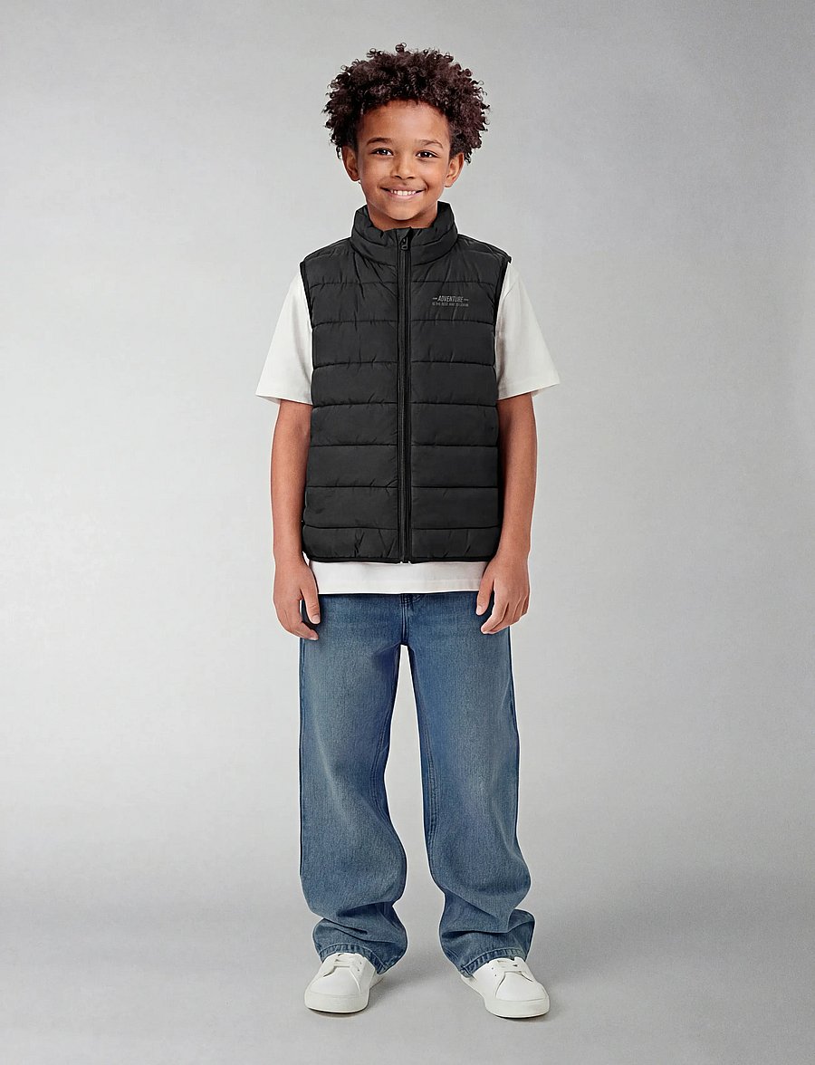 name it - NKMMYLANE VEST BASIC NOOS - shop efter alder - black - 3