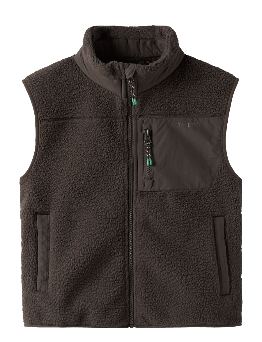 name it - NKMMILLER SHERPA VEST - einkaufen nach alter von - chocolate brown - 0