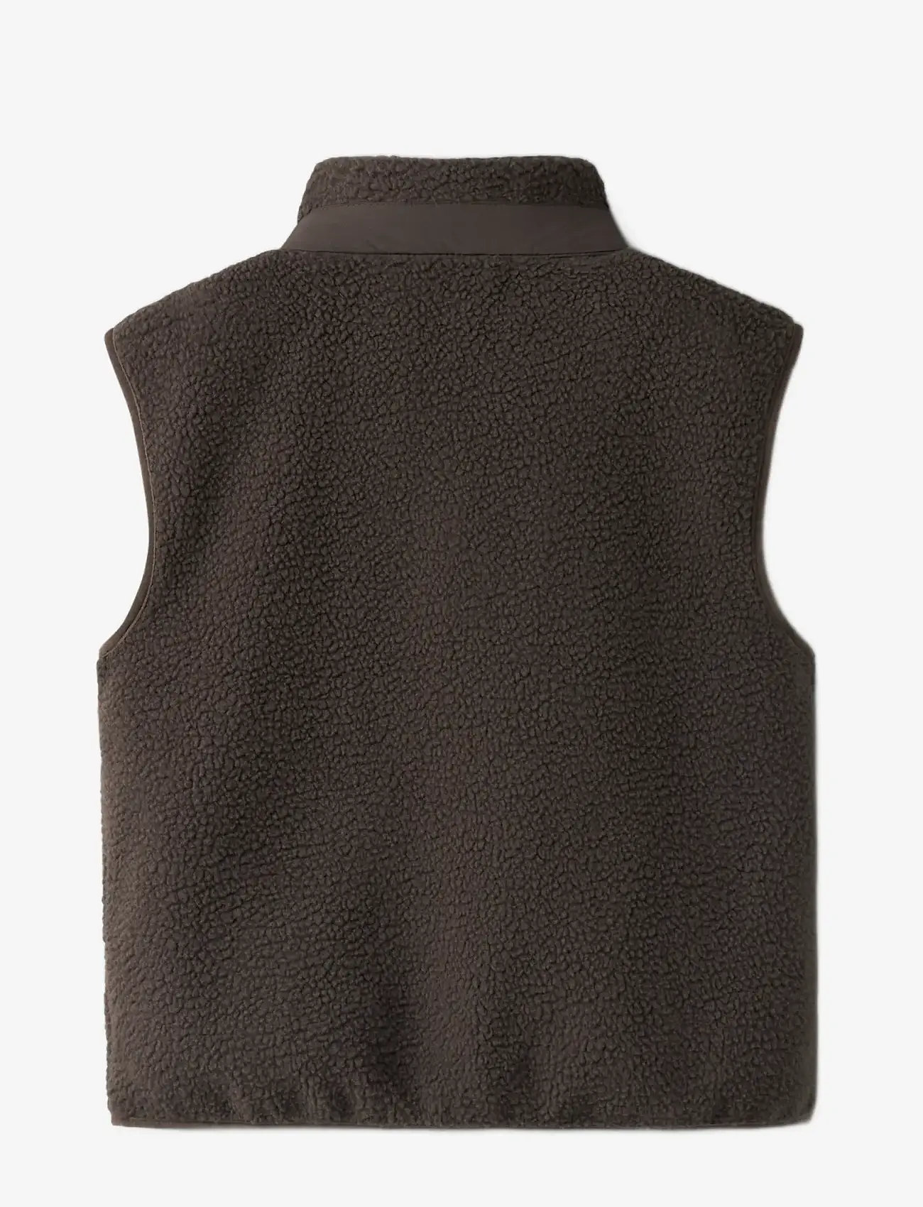 name it - NKMMILLER SHERPA VEST - shop efter alder - chocolate brown - 1