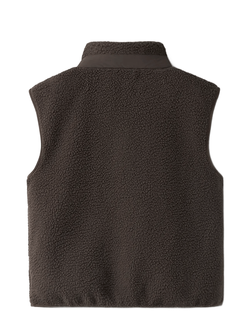 name it - NKMMILLER SHERPA VEST - einkaufen nach alter von - chocolate brown - 1