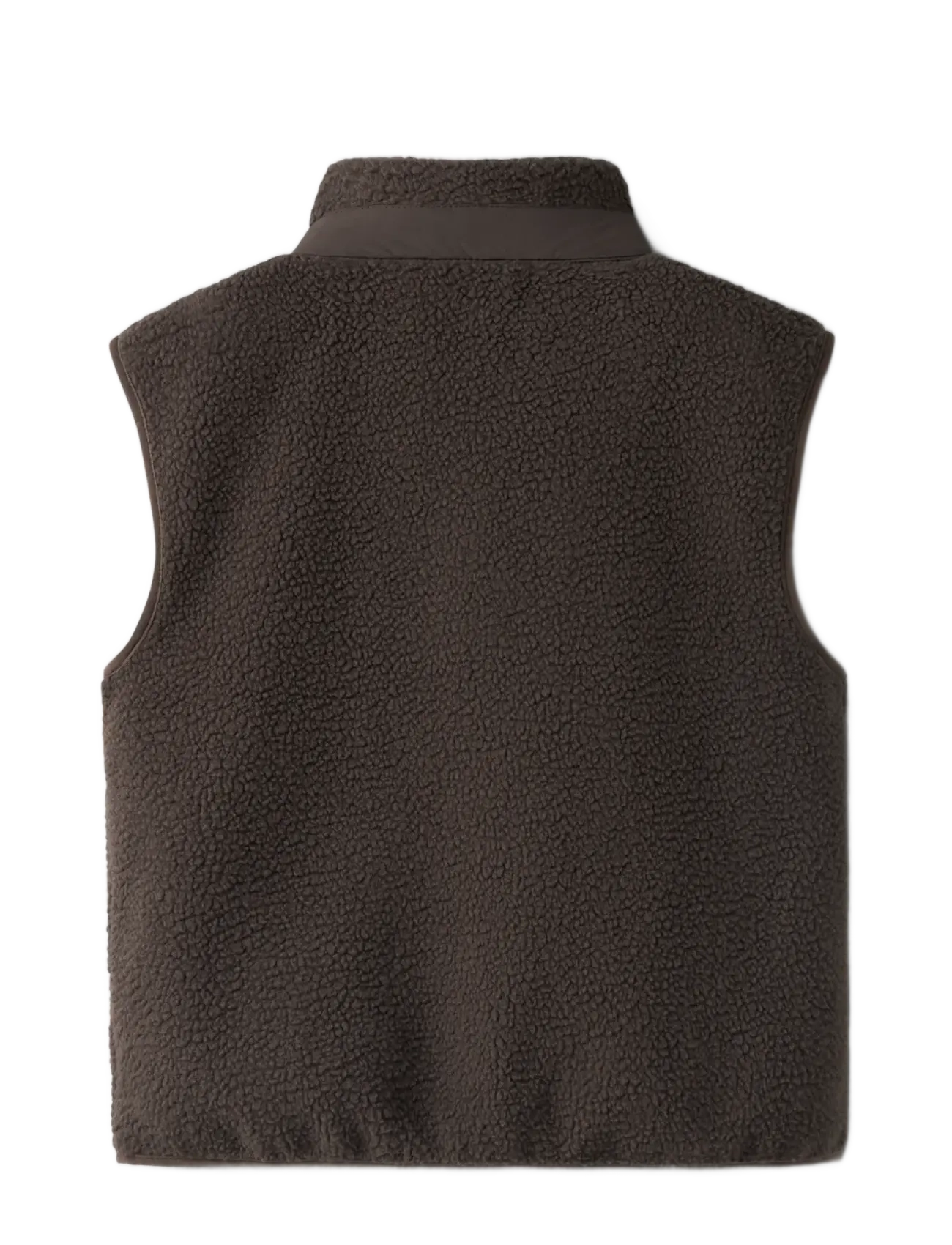 name it - NKMMILLER SHERPA VEST - shop by age - chocolate brown - 1