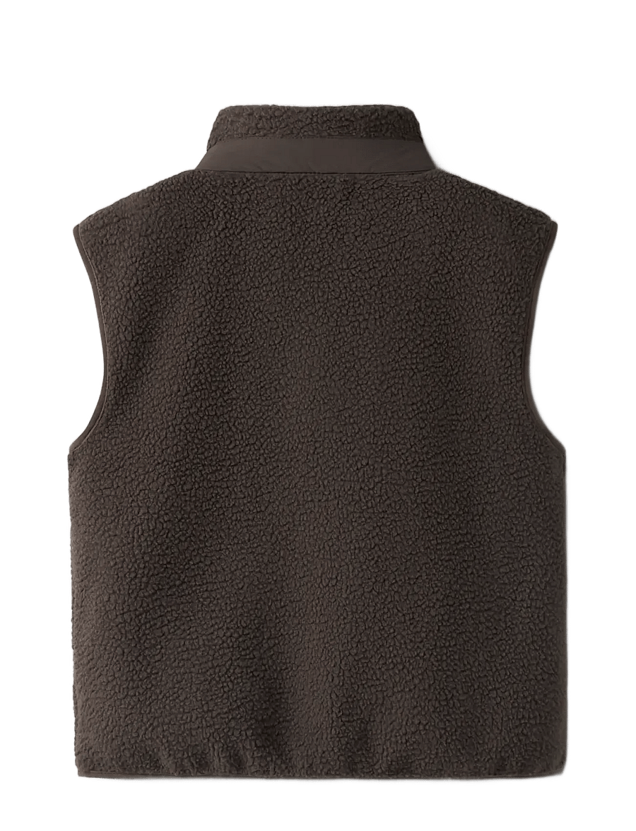 name it - NKMMILLER SHERPA VEST - einkaufen nach alter von - chocolate brown - 1