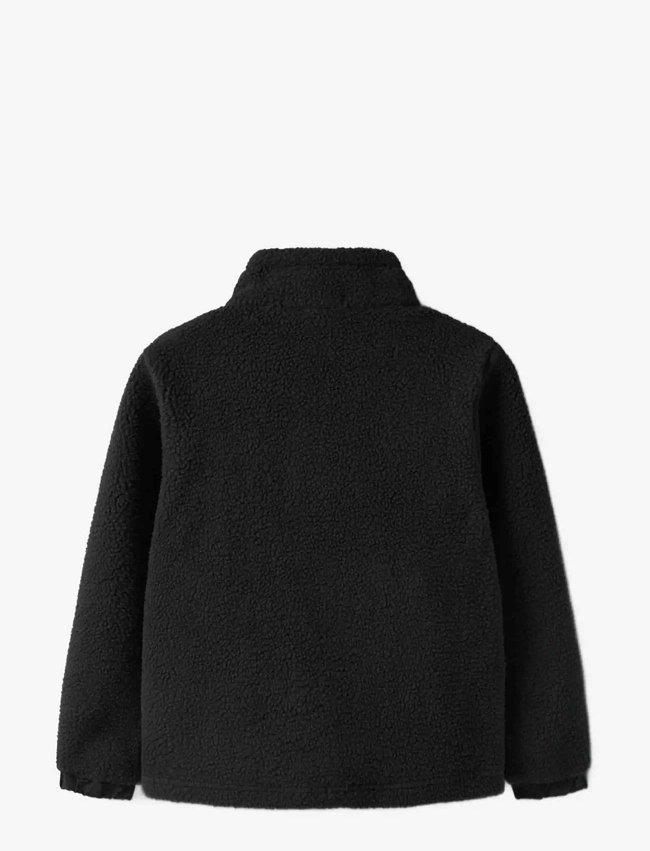 name it - NKMMILLER SHERPA JACKET - black - 2