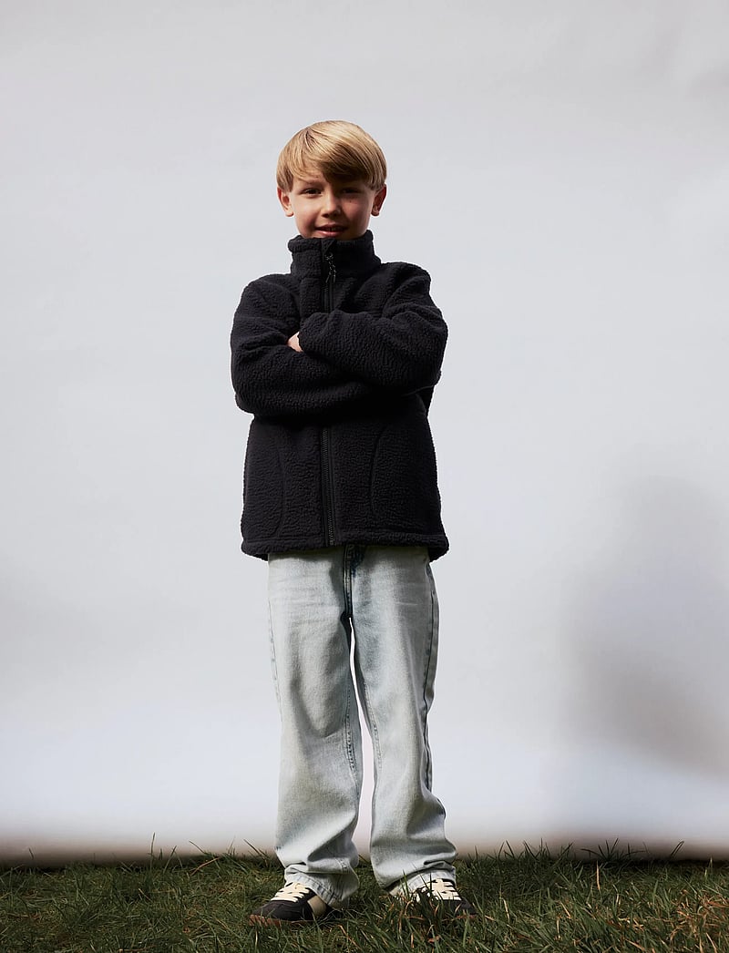 name it - NKMMILLER SHERPA JACKET - black - 4