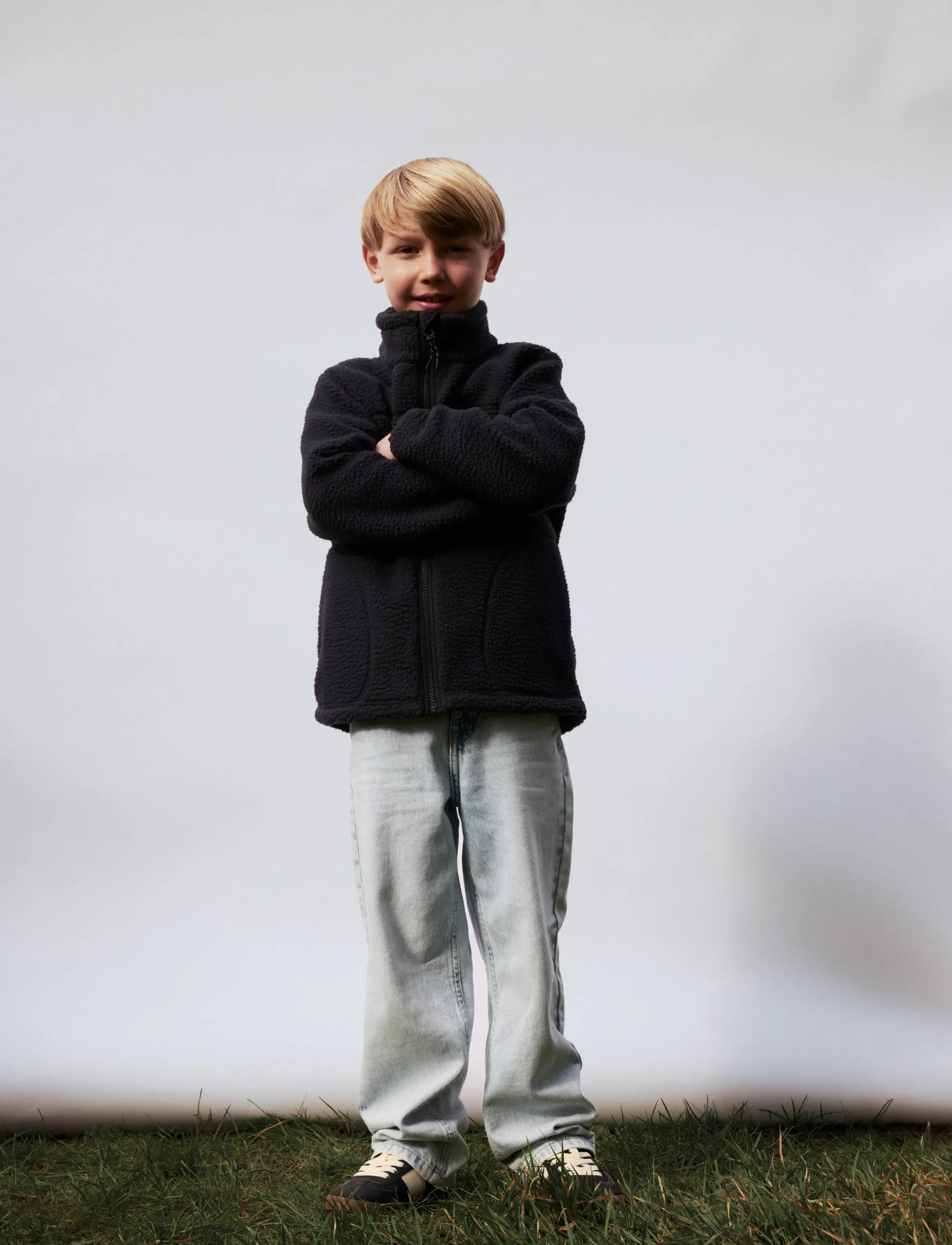 name it - NKMMILLER SHERPA JACKET - black - 4