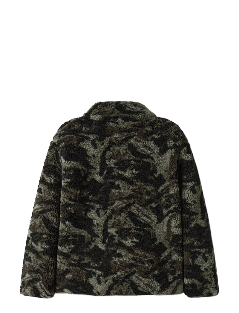 name it - NKMMONICO SHERPA JACKET - fleecejacken - dusty olive - 1