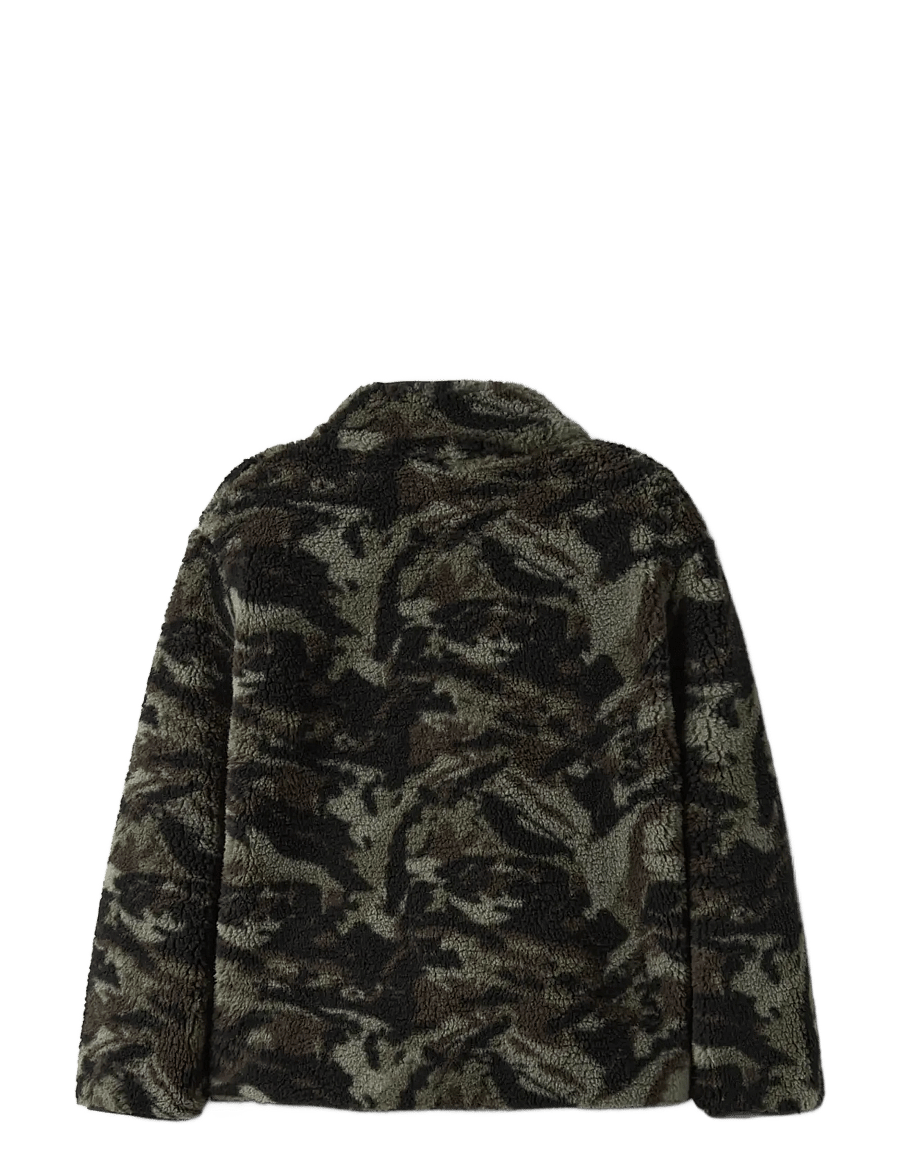 name it - NKMMONICO SHERPA JACKET - fleecejacken - dusty olive - 1