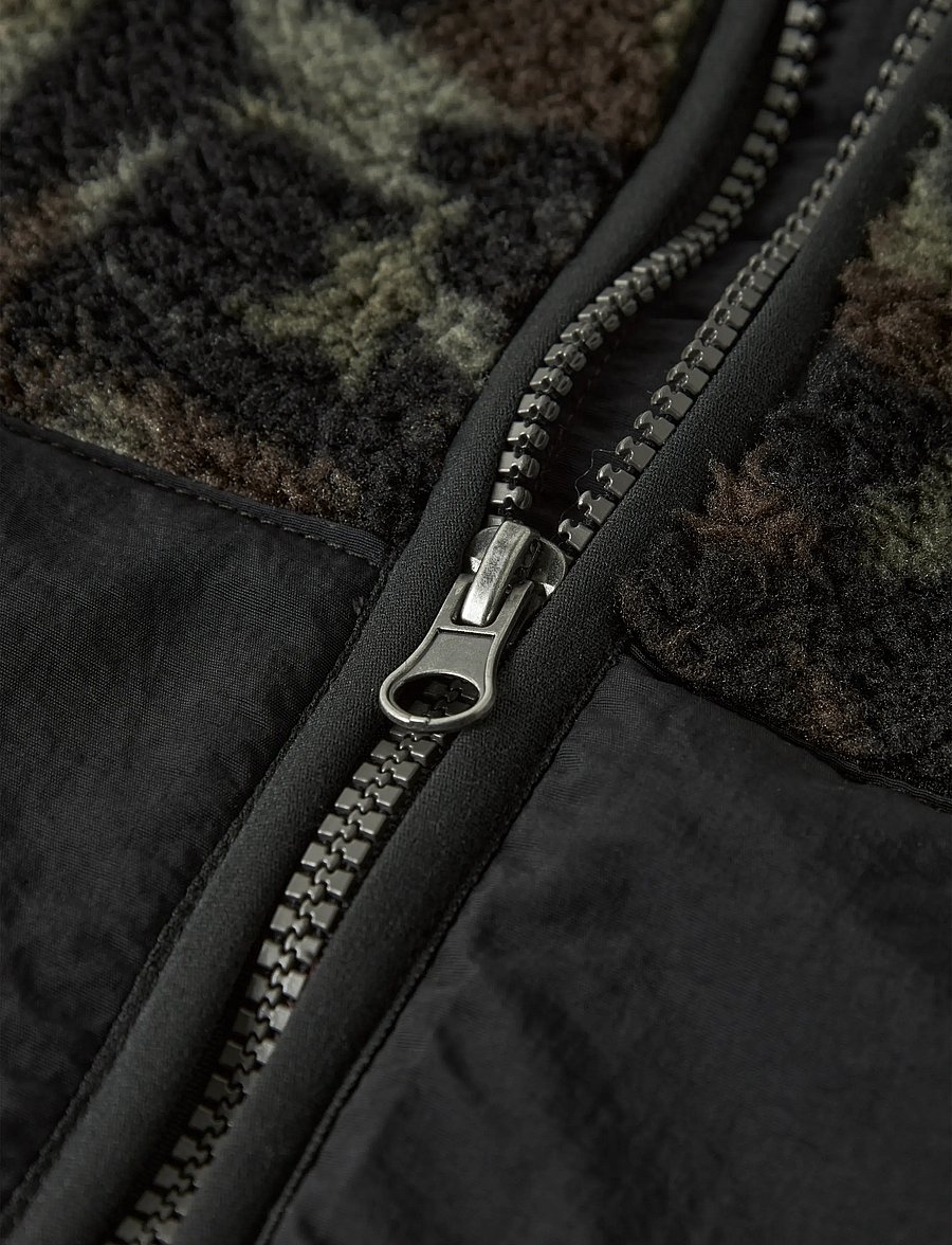 name it - NKMMONICO SHERPA JACKET - fleecejacken - dusty olive - 2