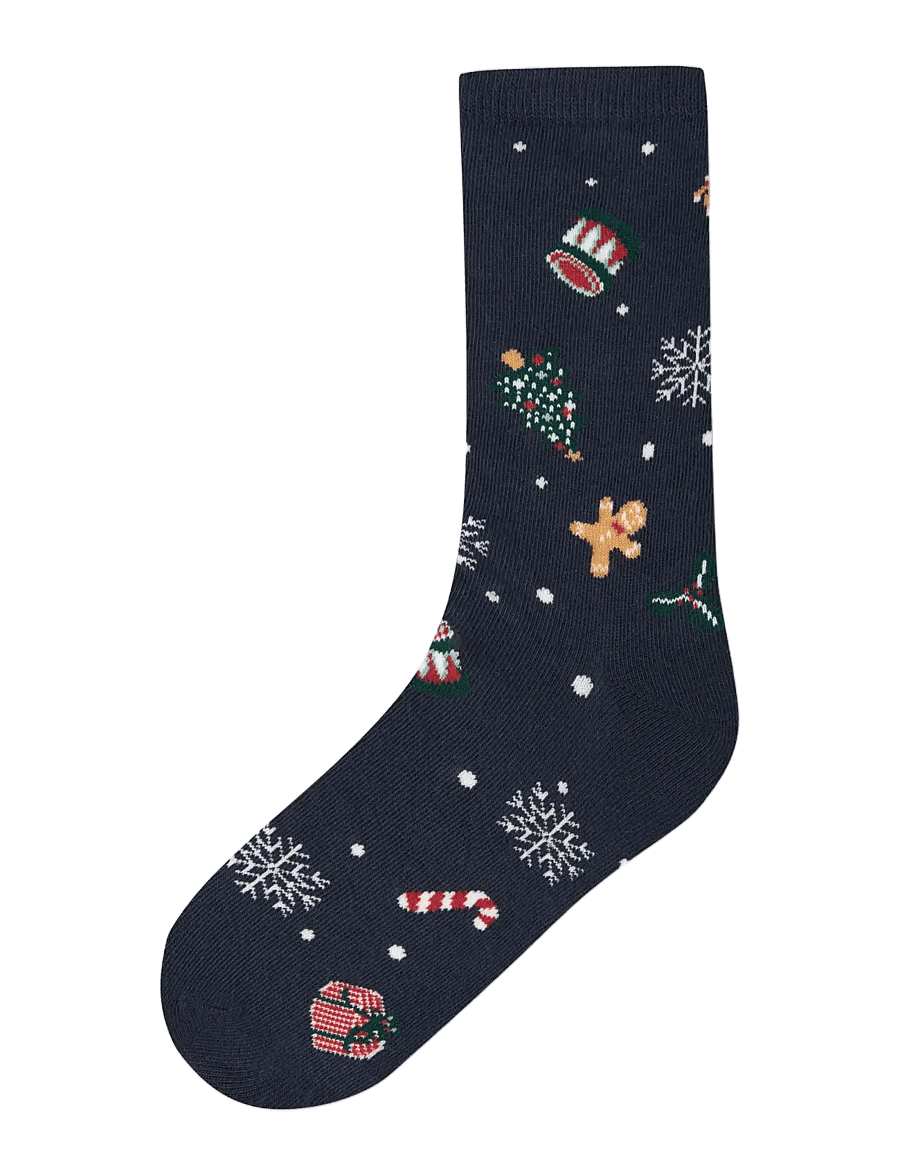 name it - NKNVISMAS 3P SOCK - strømper - botanical garden - 2